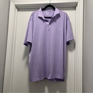 Birddogs Golf Polo Shirt 2XL Purple Stripe